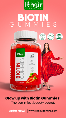 Biotin Gummies ad 1