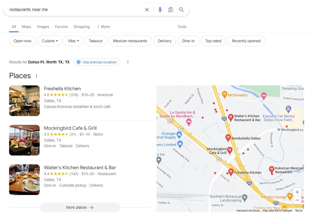 local-businesses-listed-on-google-showing-importance-of-local-seo